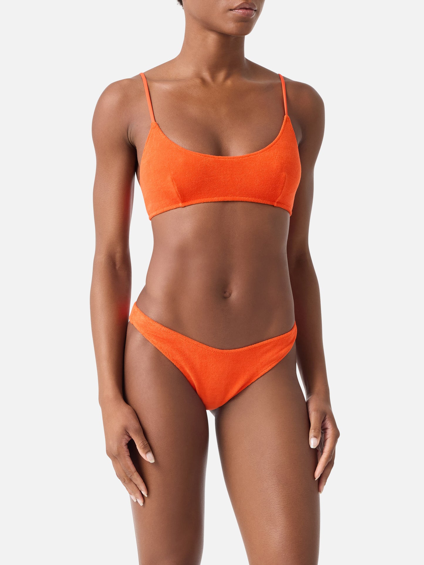 Bikini bralette de rizo naranja Judy Naomi 