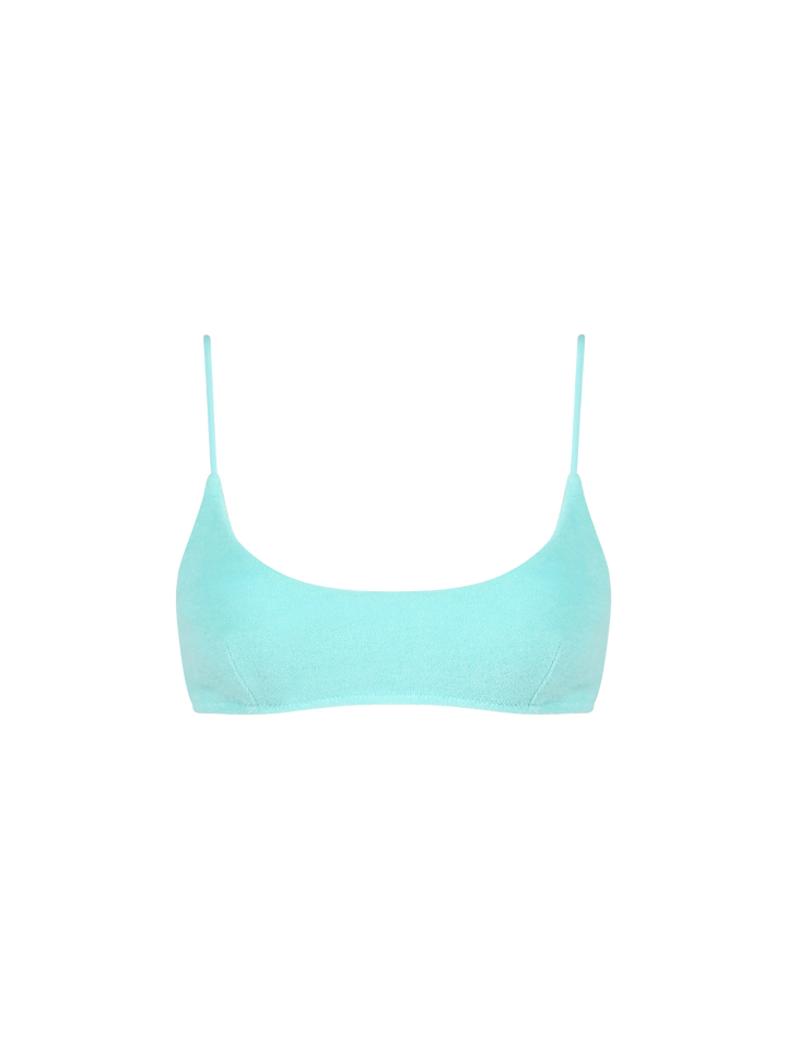 Woman terry bralette beach top Judy