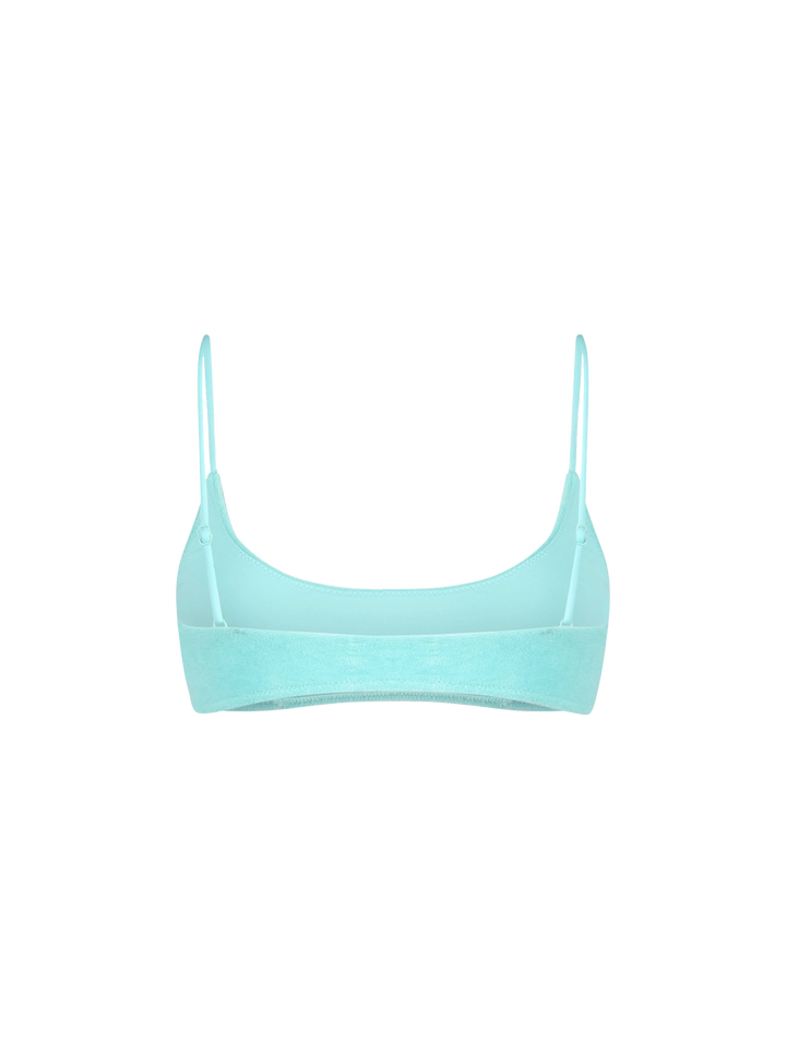 Woman terry bralette beach top Judy
