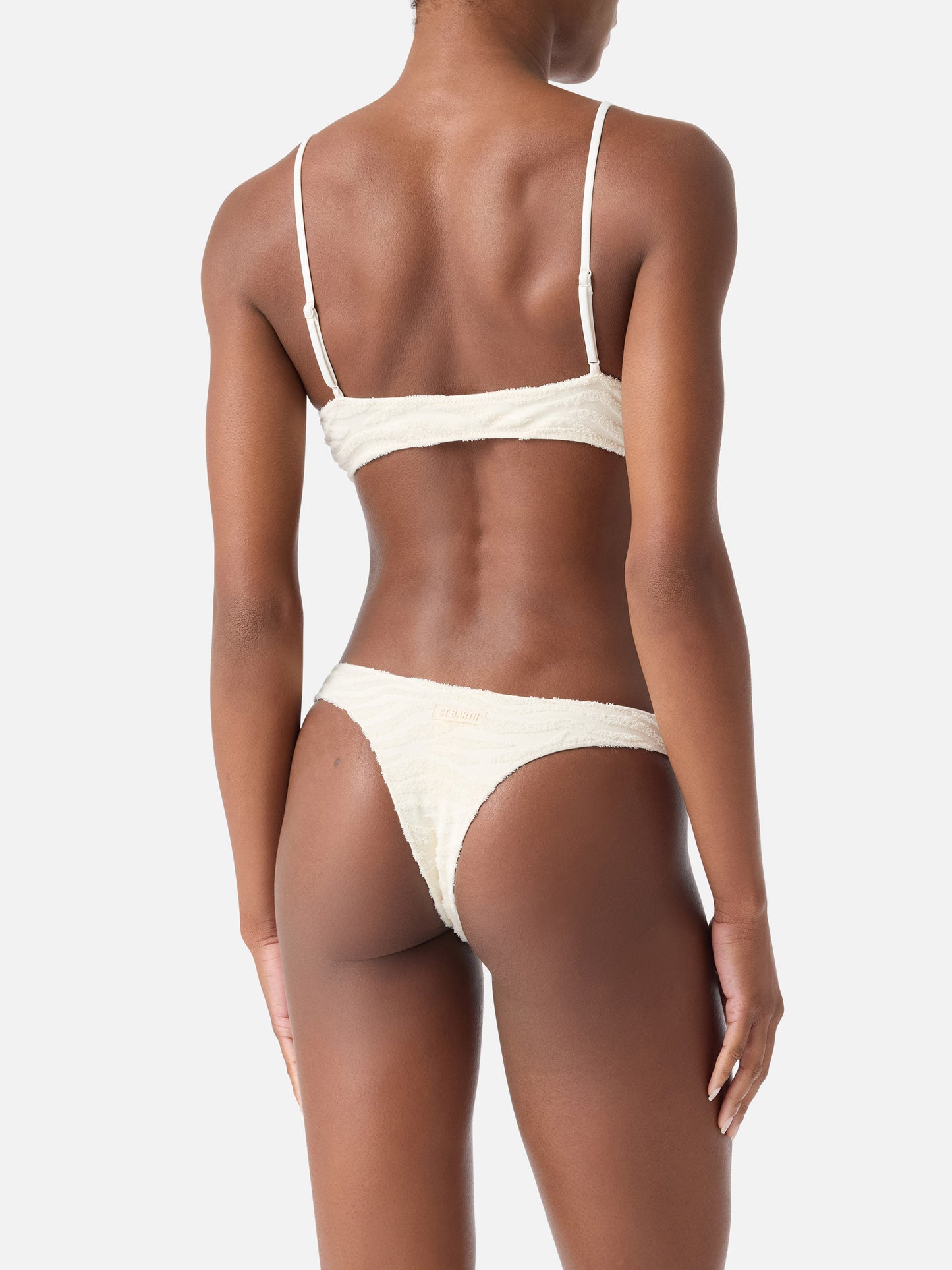 Bikini Judy Naomi bralette effetto spugna stampa zebra