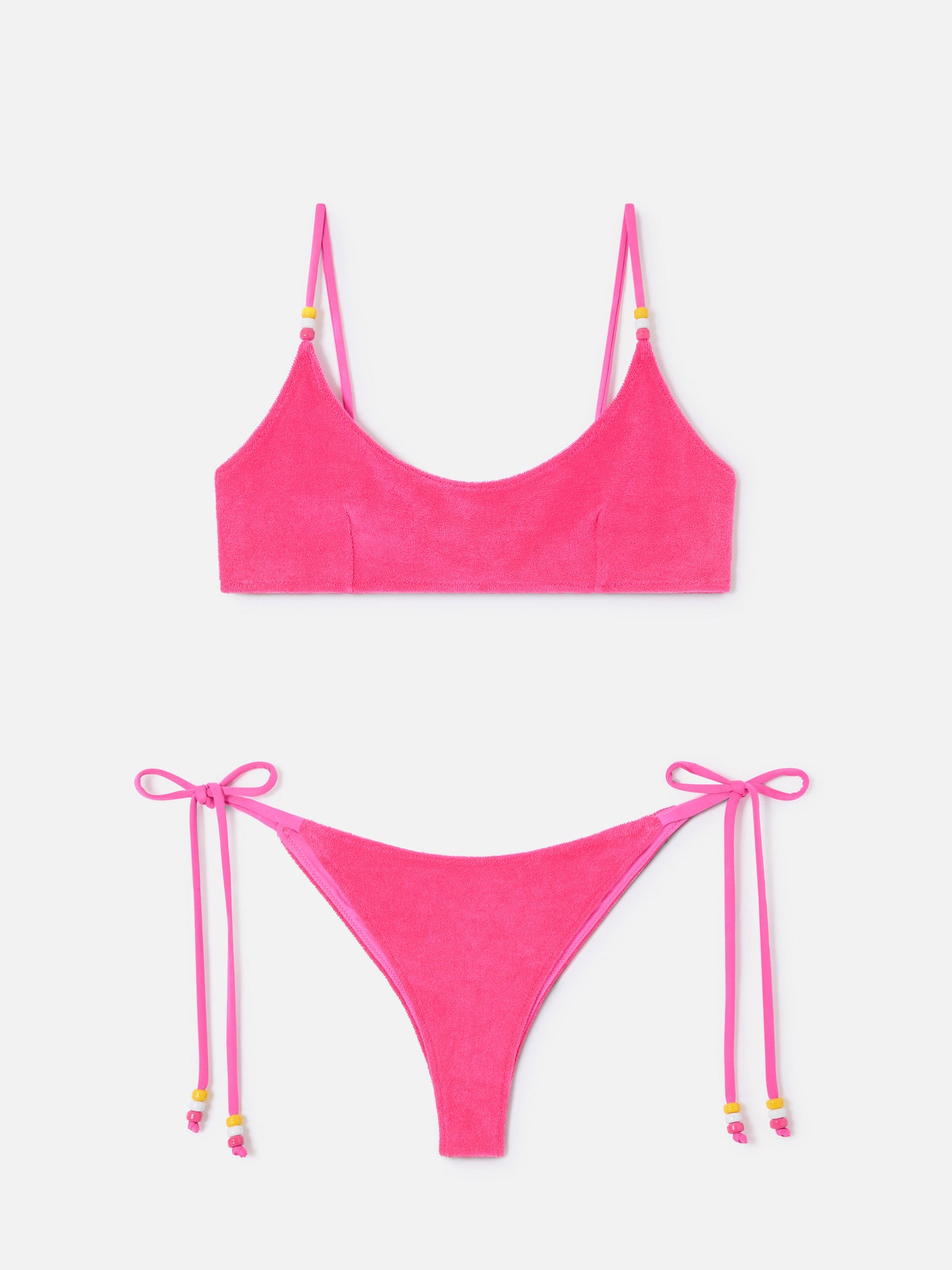 Bikini bralette Judy Marielle en éponge fuchsia 