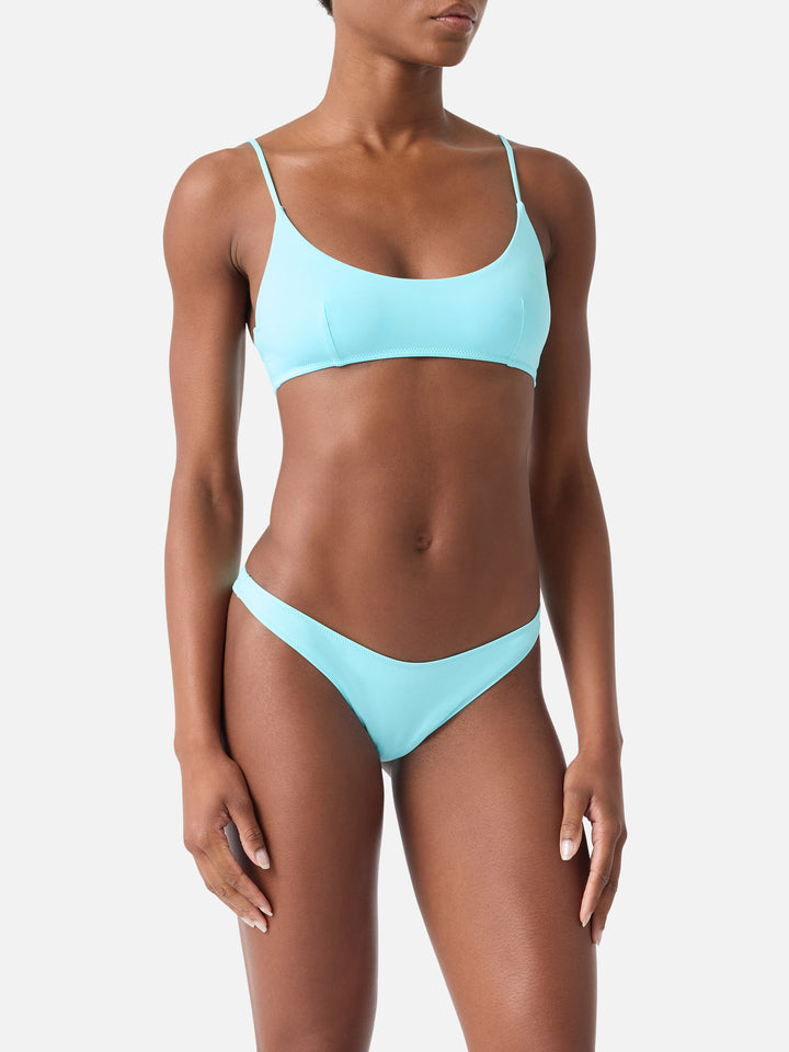 Judy Naomi Bralette-Bikini in Wassergrün 