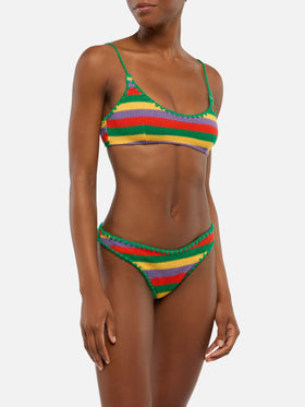 Bralette crochet bikini Judy Naomi with cheeky swim briefs