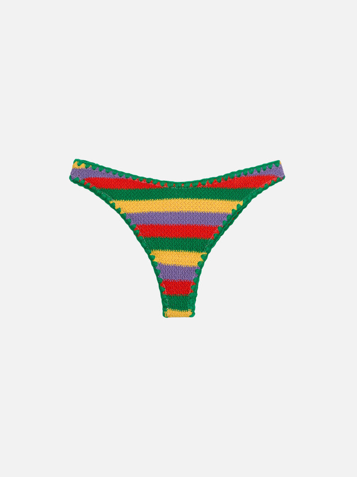 Bralette crochet bikini Judy Naomi with cheeky swim briefs - MC2 Saint Barth