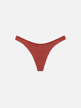 Naomi – Rostorangefarbene, freche Badehose