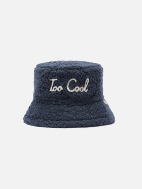 Sherpa bucket hat Jude with Too cool embroidery