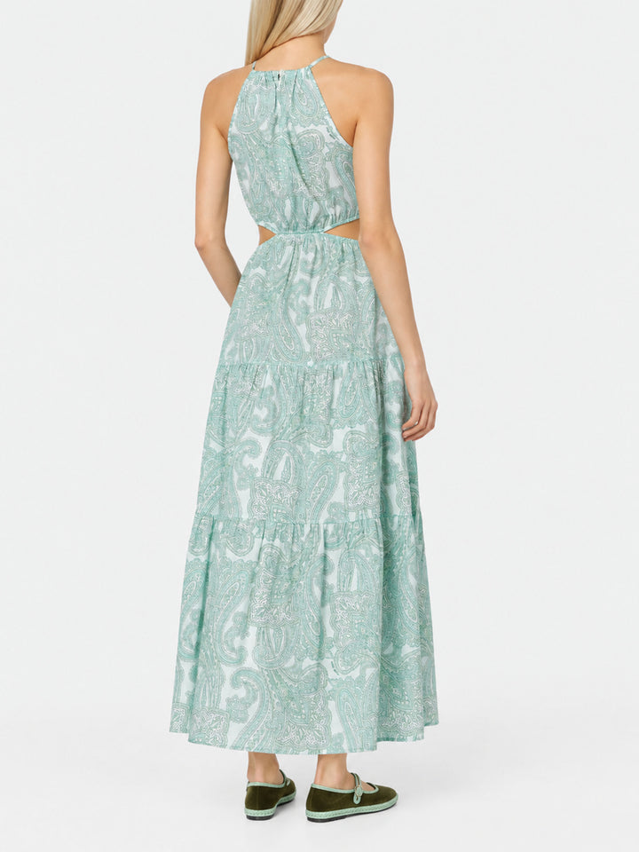 Langes Kleid Kaby mit Paisley-Print 