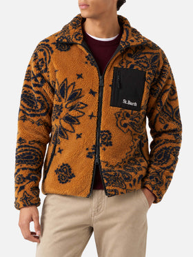 Keystone Sherpa-Jacke in Ocker mit Muster 