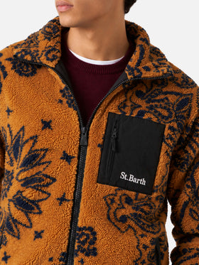 Keystone Sherpa-Jacke in Ocker mit Muster 