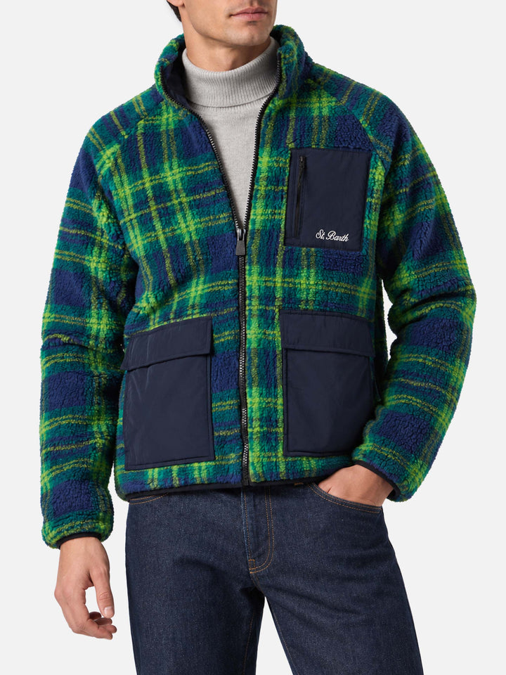 Keystone Sherpa-Jacke mit Tartanmuster 