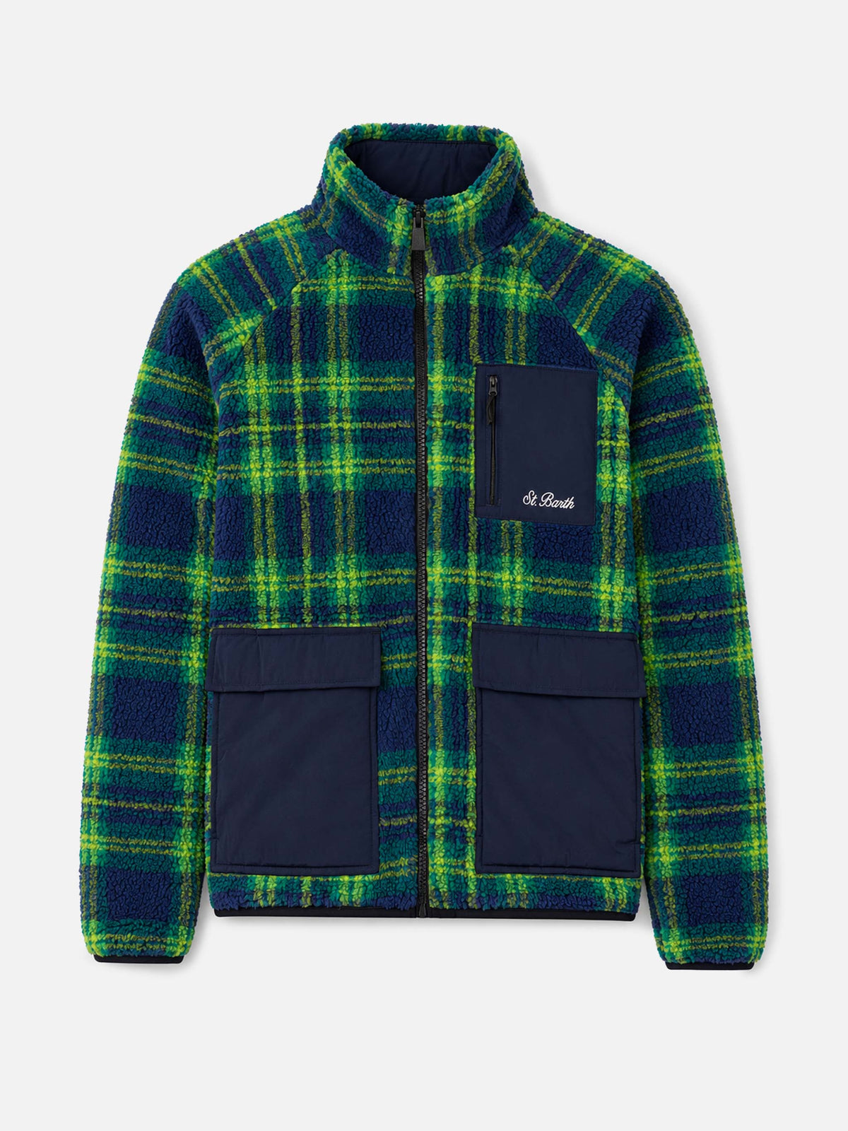 Keystone Sherpa-Jacke mit Tartanmuster 