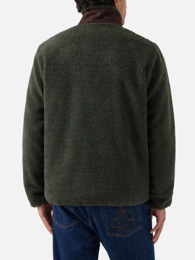 Teddyjacke Keystone in Military Green mit Reißverschluss 