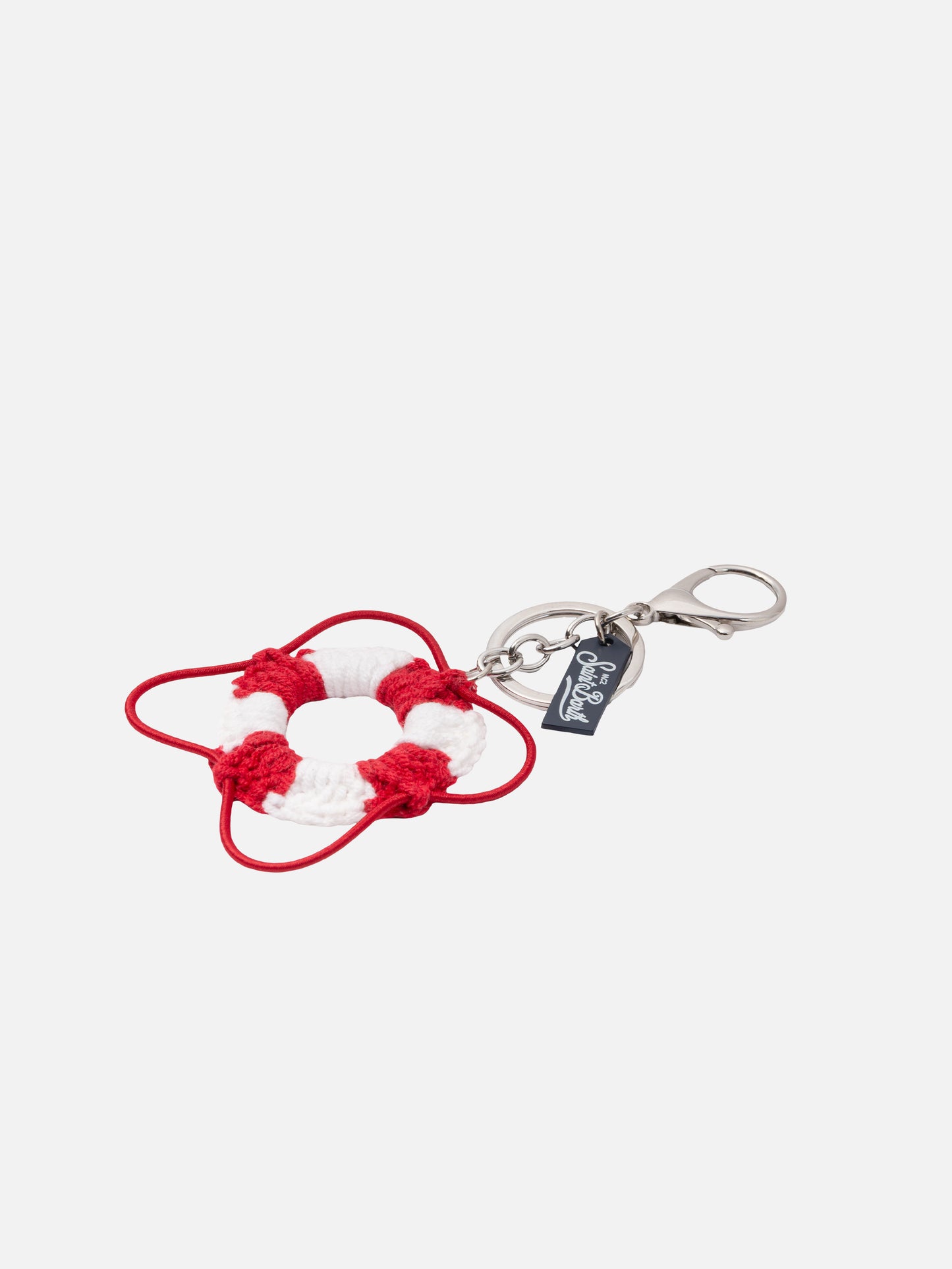 Keyring  with lifesaver crochet charm