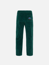 Boy corduroy pants Kilkenny with St. Barth car embroidery