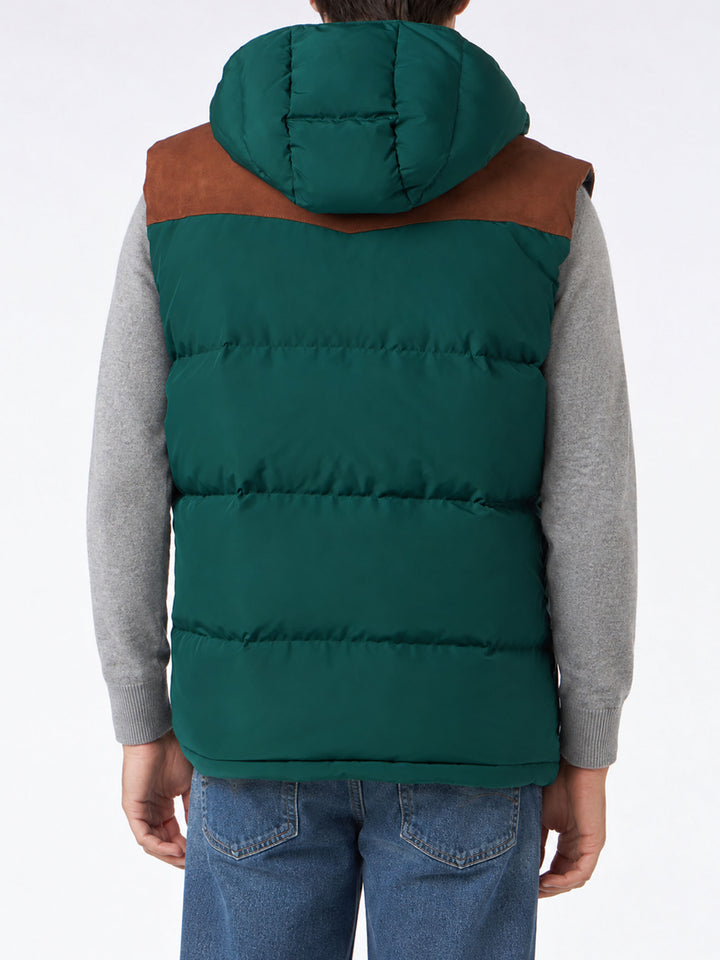 Green Klosters hooded vest