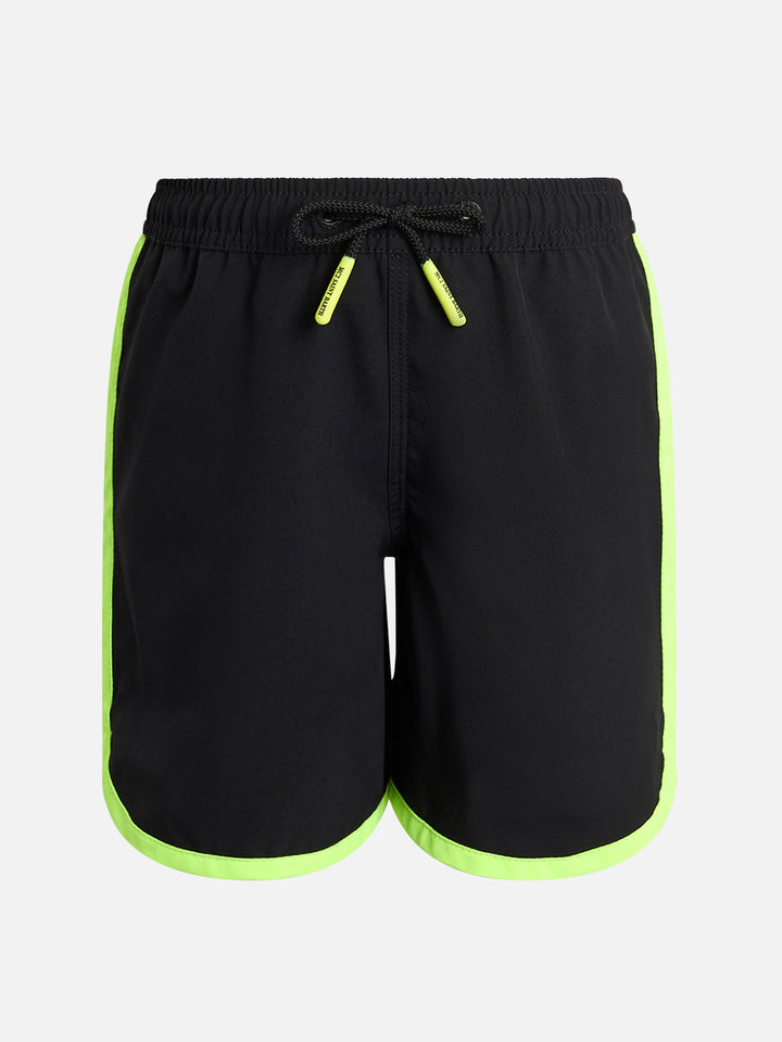 Lange schwarze Badeshorts für Jungen Kyte Comfort Jr