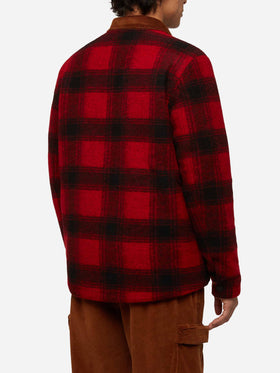 Herren-Overshirt aus Wollmischung Landeck mit Schottenkaro-Print