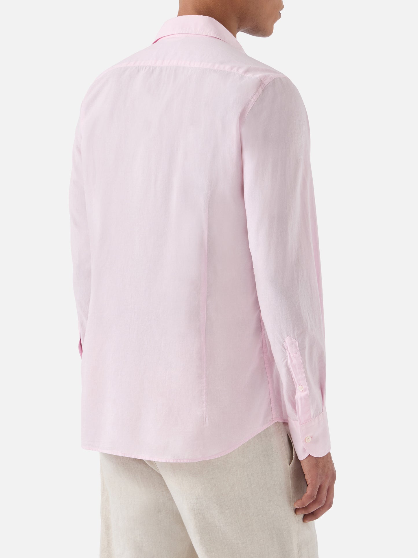 Camicia Chemise in cotone voile rosa