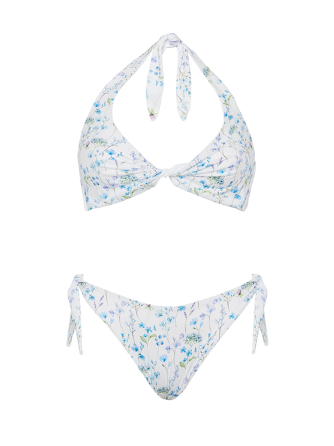 Classic triangle bikini Leda Yali with floral print - MC2 Saint Barth