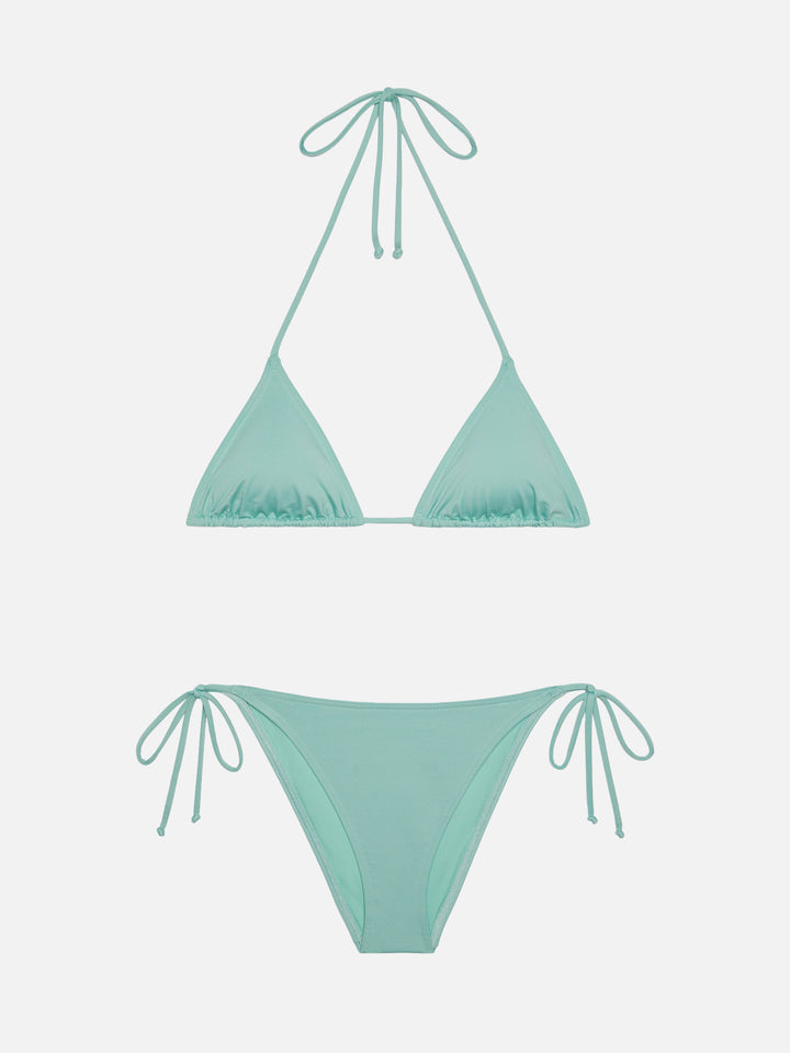 Bikini triangle classique Leah Marielle en vert sauge 