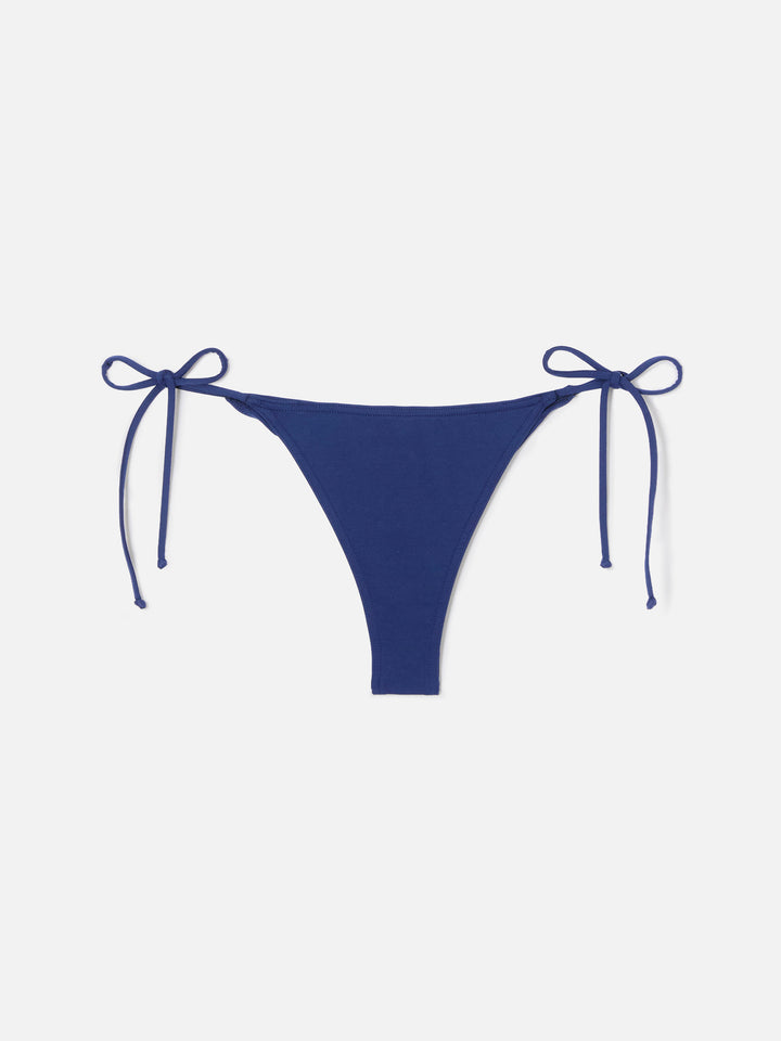 Bikini Leah Marielle blu navy con laccetti