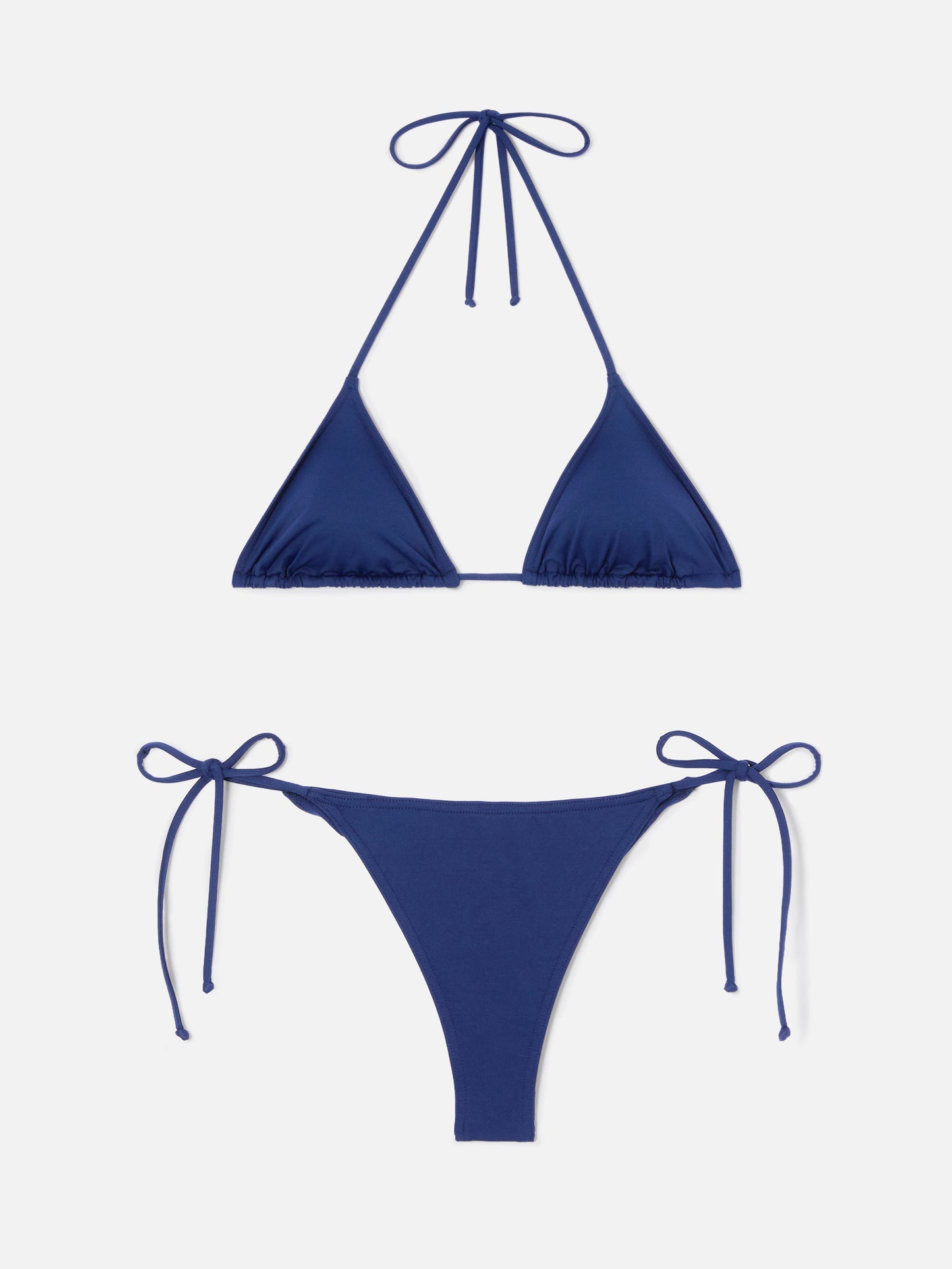 Bikini Leah Marielle blu navy con laccetti