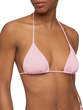 Marielle pink classic swim briefs - Leah pink triangle top swimsuit