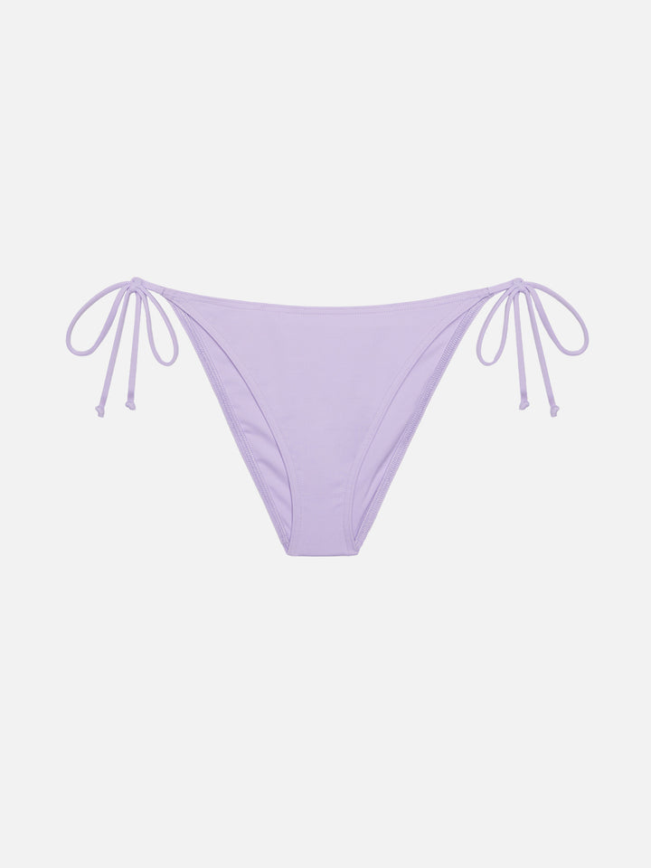 Bikini triangolo Leah Virgo con slip classici in lilla