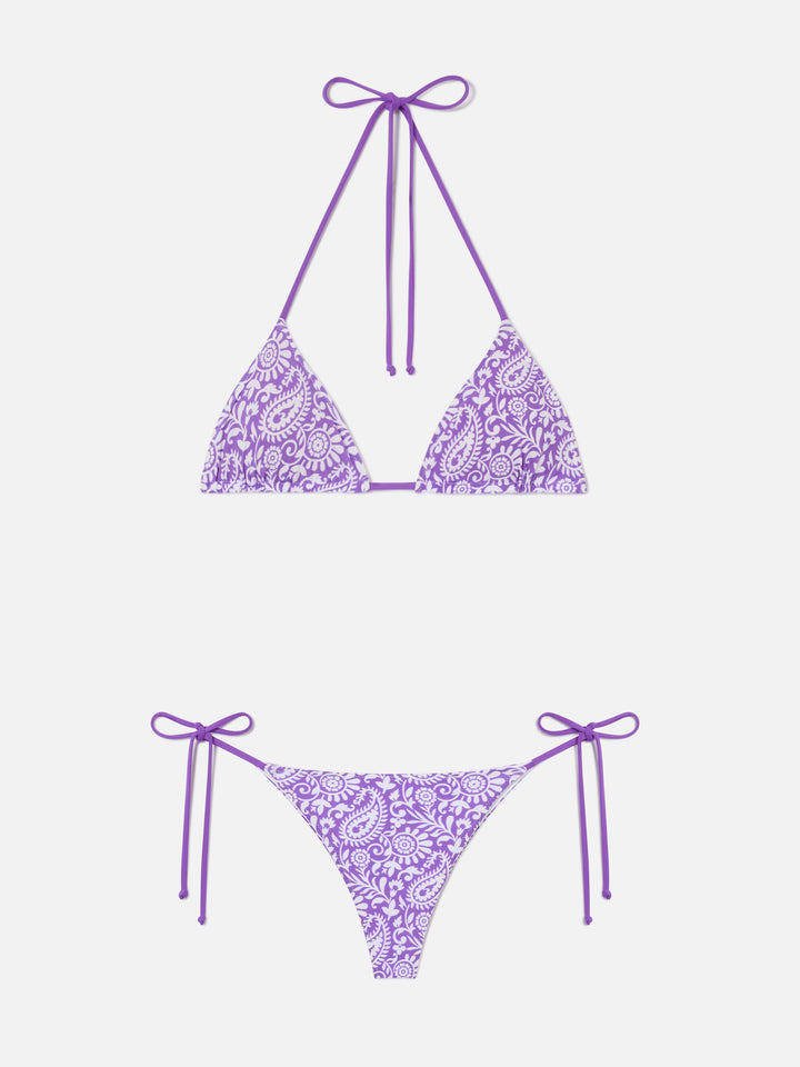 Bikini triangular Leah Marielle paisley 