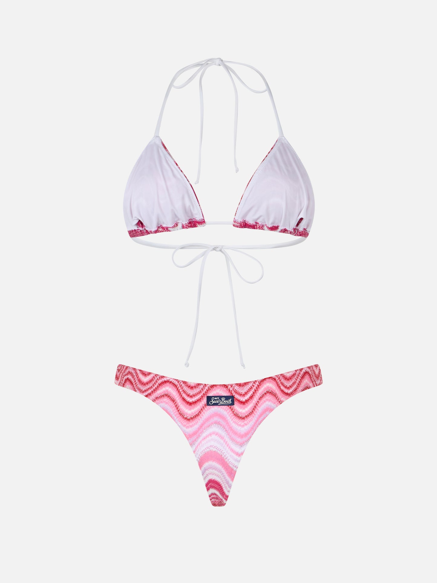 Damen-Triangel-Bikini Leah Naomi aus Raschelstrick 