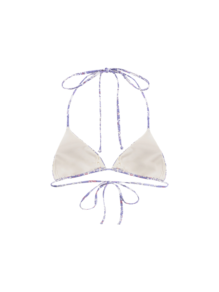 Woman Betsy triangle top swimsuit Leah | MADE WITH LIBERTY FABRIC