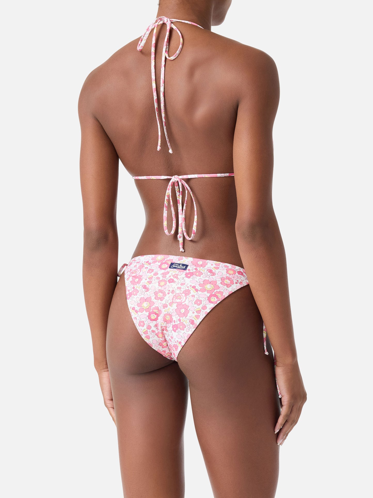 Woman Betsy triangle bikini Leah Virgo | MADE WITH LIBERTY FABRIC