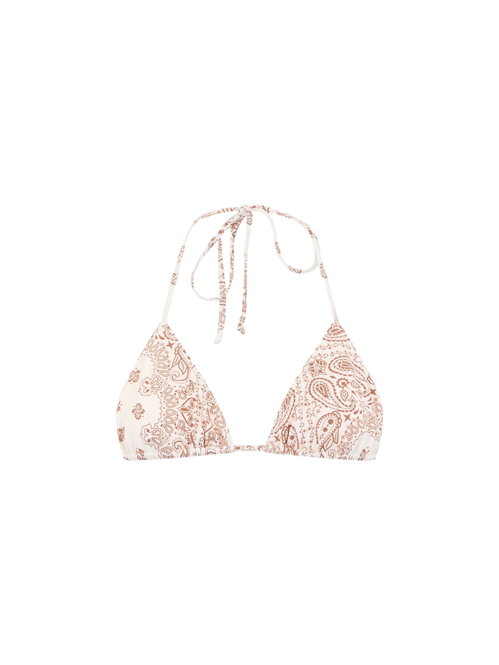 Woman bandanna triangle top swimsuit Leah