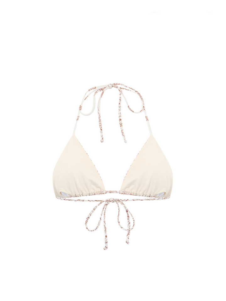 Woman bandanna triangle top swimsuit Leah