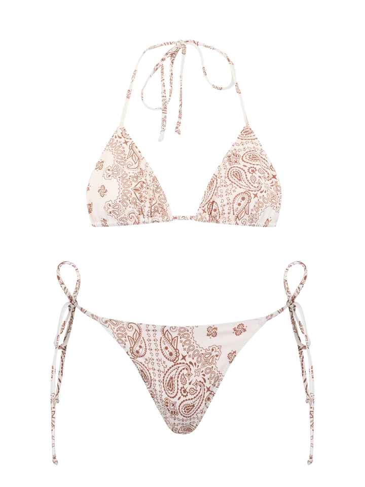 Bikini da donna a triangolo Leah Marielle a bandana 