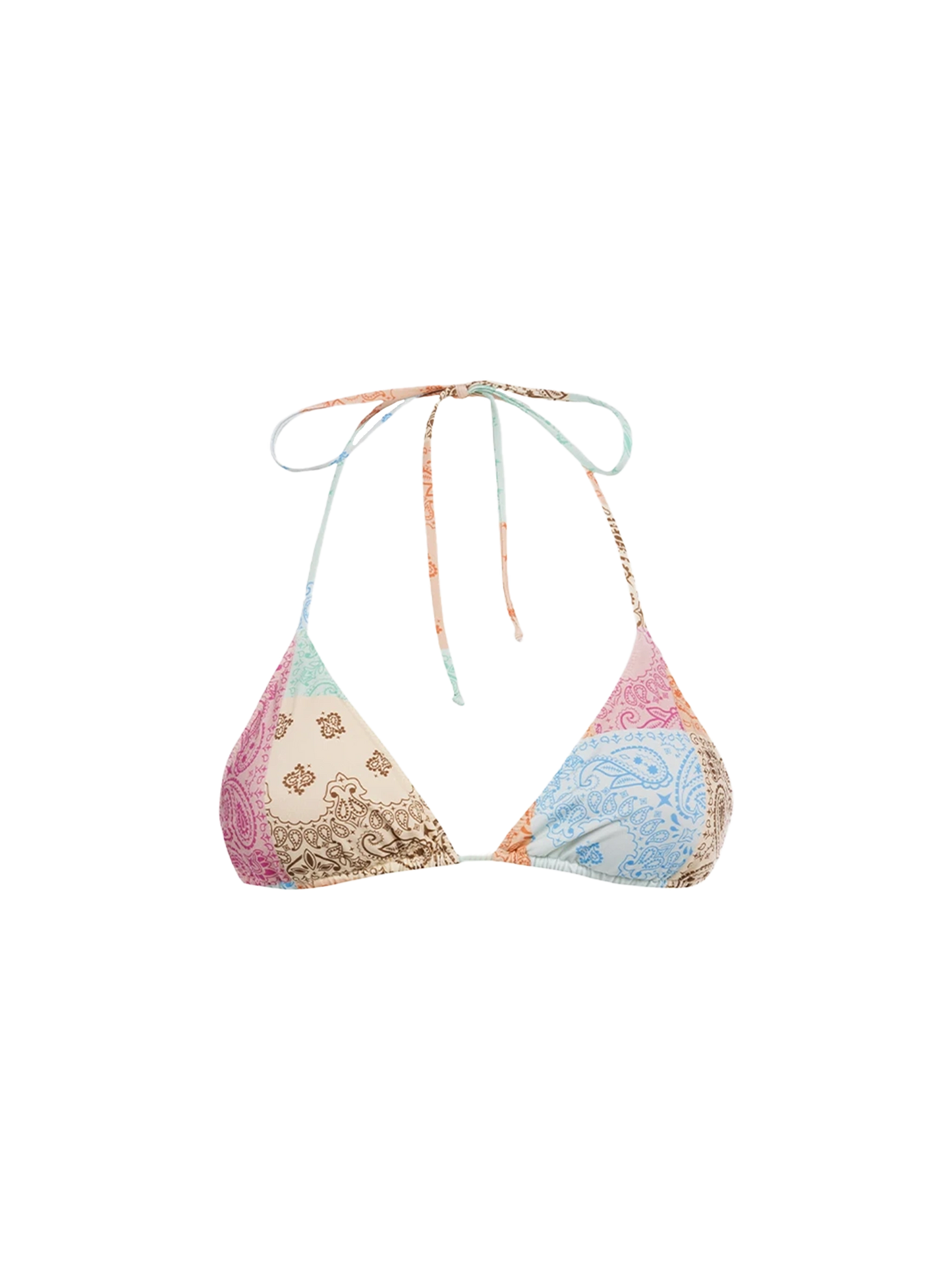 Woman bandanna triangle top swimsuit Leah