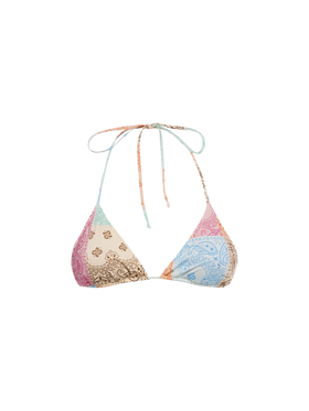 Woman bandanna triangle top swimsuit Leah