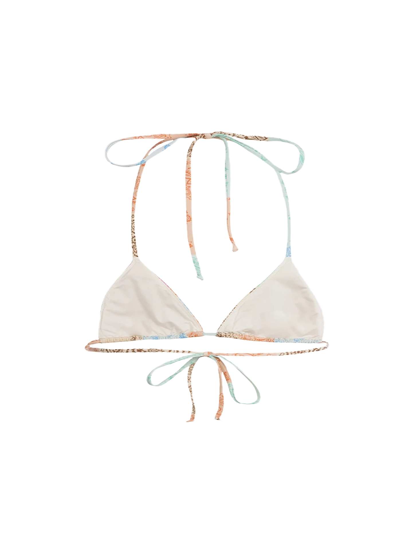 Woman bandanna triangle top swimsuit Leah
