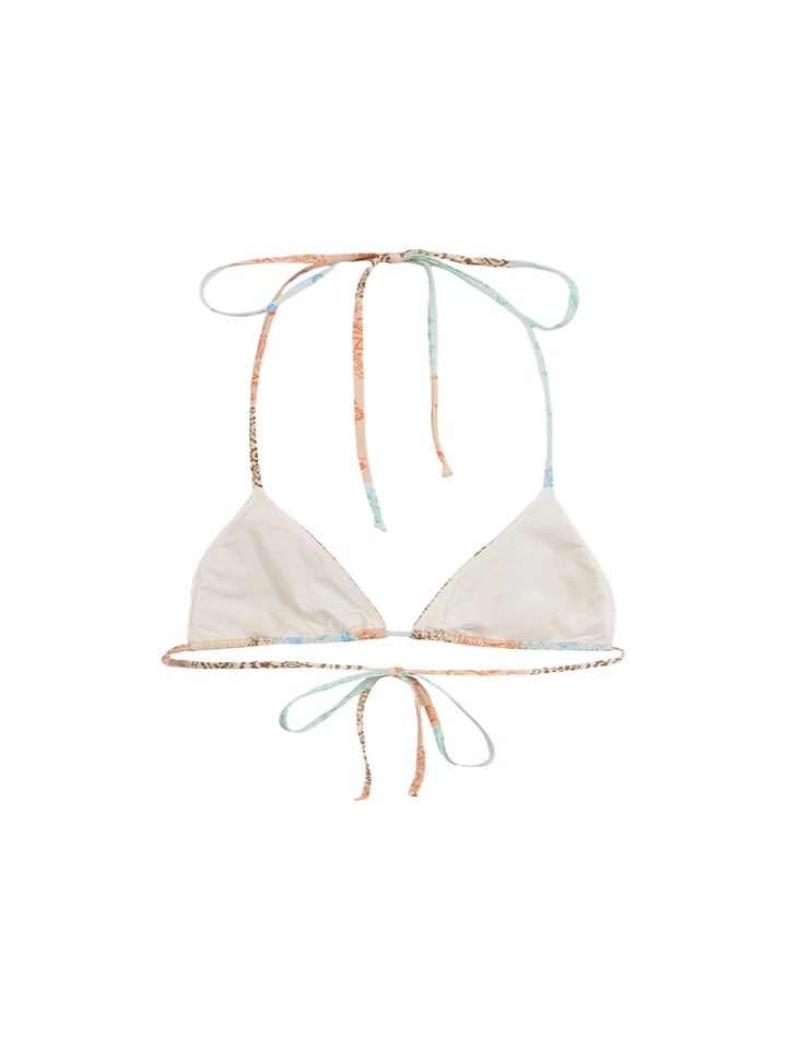 Woman bandanna triangle top swimsuit Leah