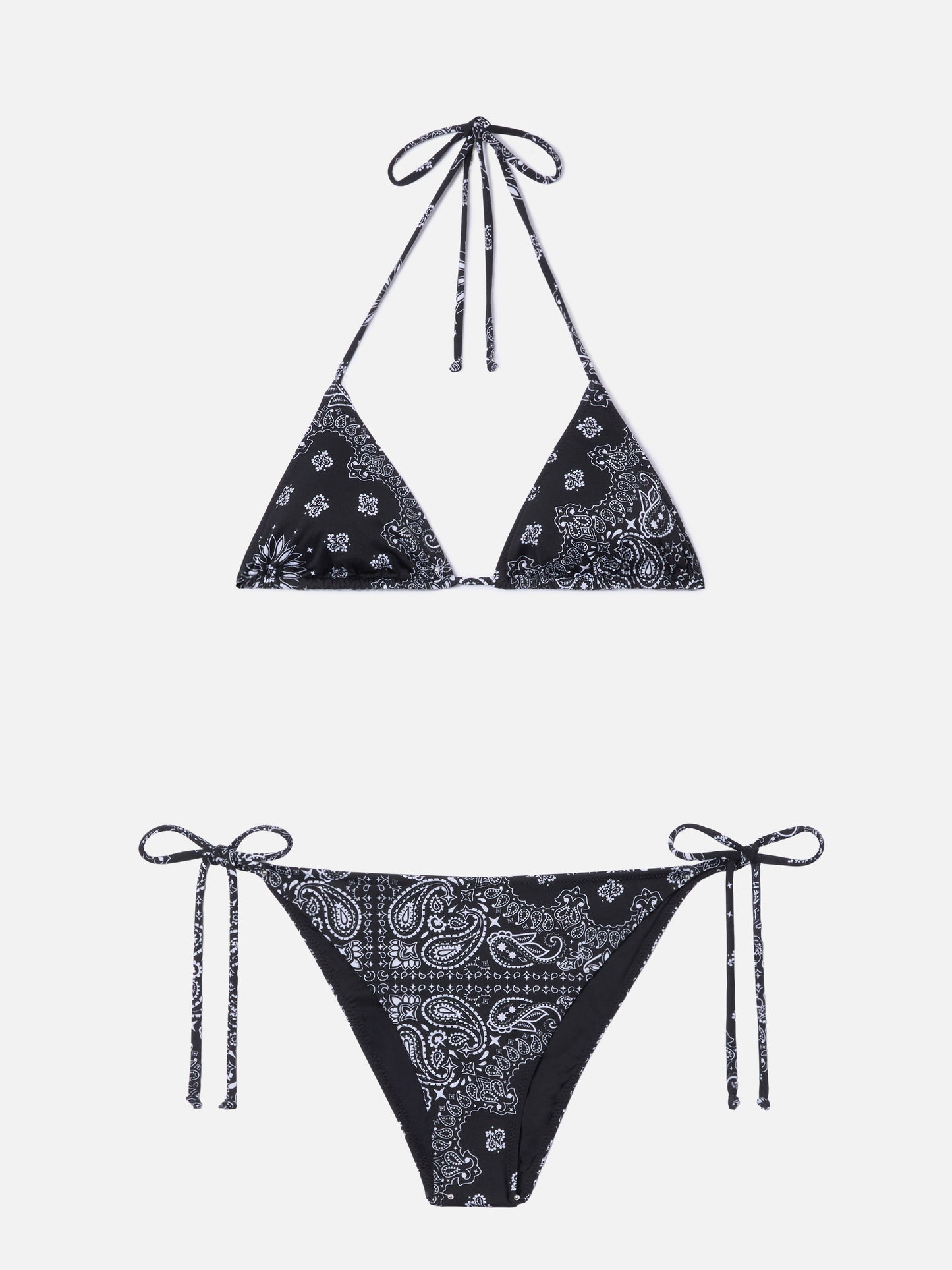 Leah Teen black bandana print bikini