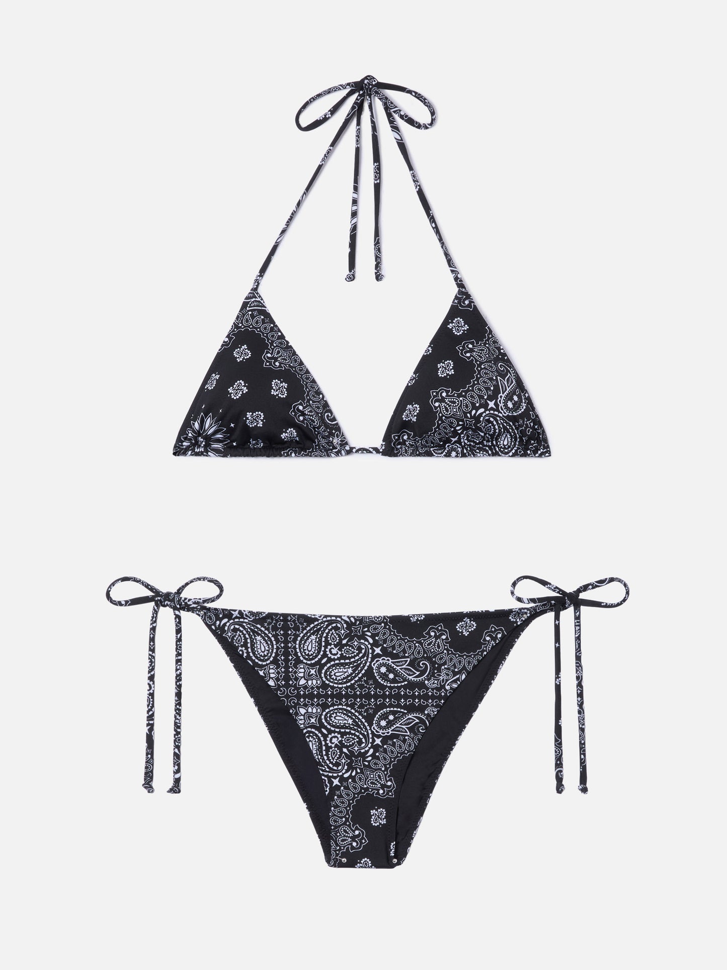 Leah Teen black bandana print bikini