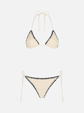 Gehäkelter Triangel-Bikini für Damen Leah Marielle 
