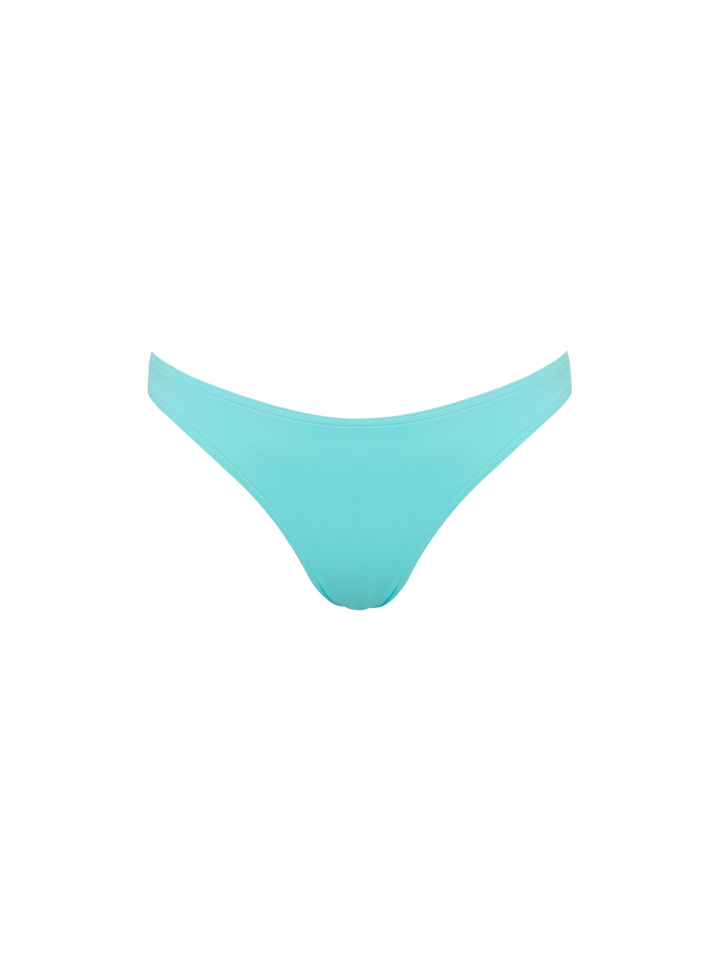Slip mare classico Lido verde acqua - Judy top bralette da spiaggia verde acqua