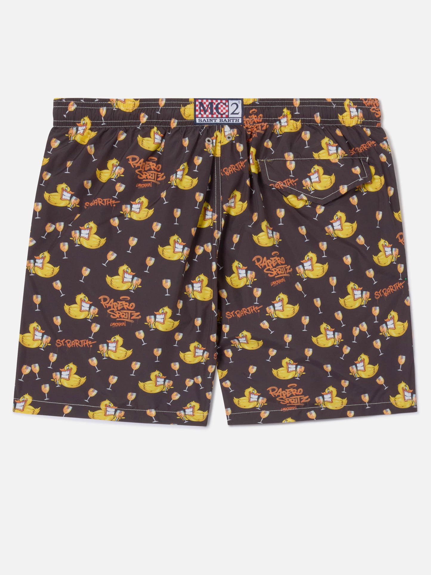 Badeshorts Lighting mit Cryptopuppets-Print | Special Edition 