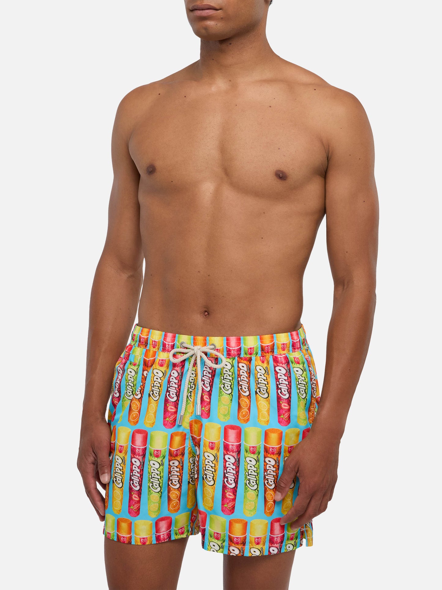 Man swim shorts with Calippo print  | Algida® Special Edition