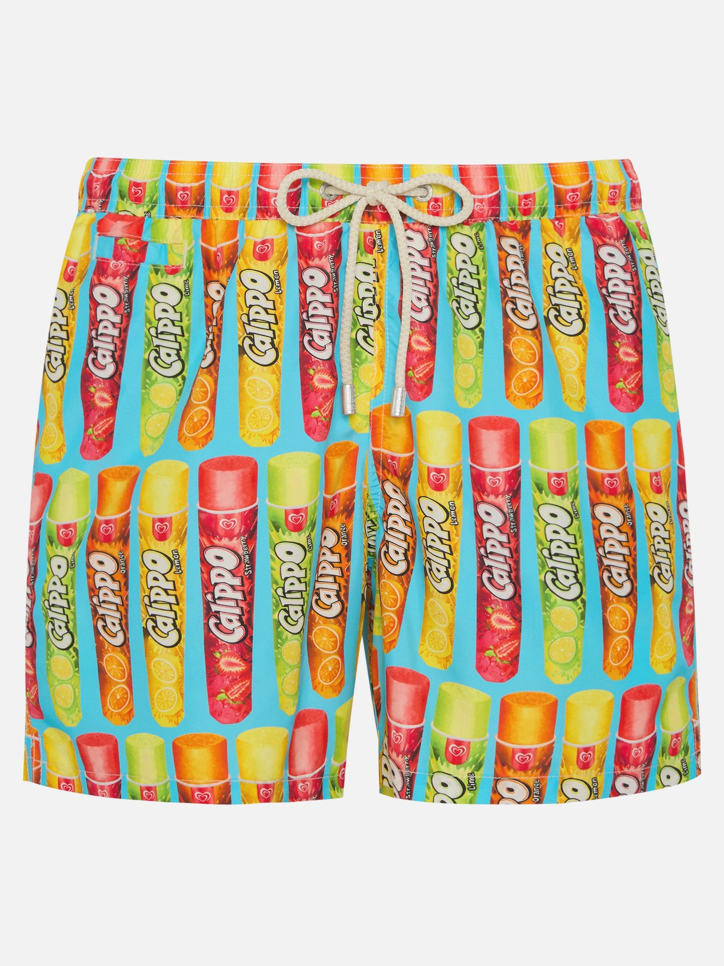Man swim shorts with Calippo print  | Algida® Special Edition