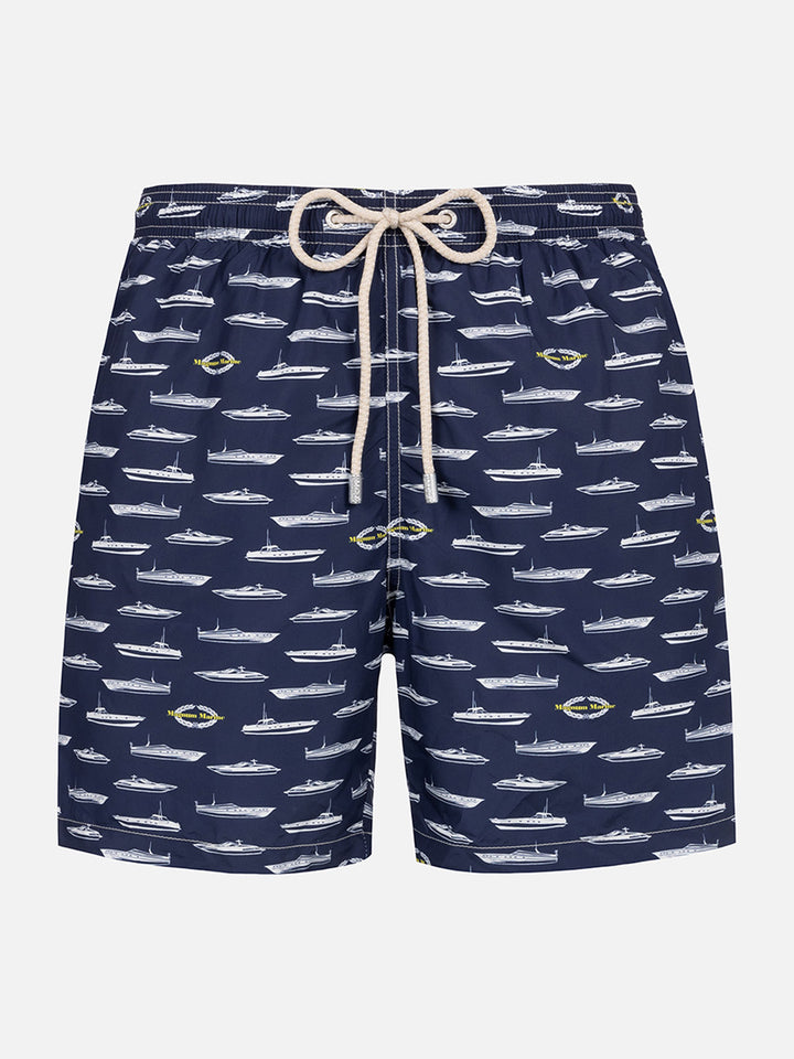 Costume da bagno da uomo in tessuto leggero con stampa Magnum Marine | EDIZIONE SPECIALE MAGNUM MARINE