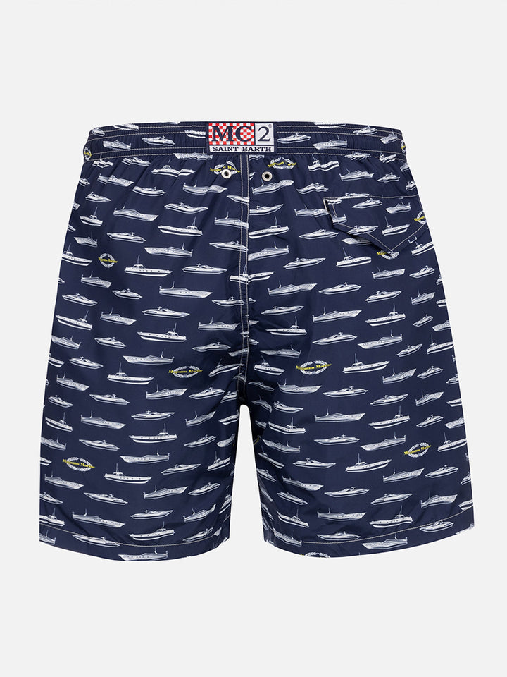 Costume da bagno da uomo in tessuto leggero con stampa Magnum Marine | EDIZIONE SPECIALE MAGNUM MARINE