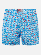 Man swim shorts with sea print