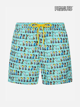 Man lightweight fabric swim-shorts Lighting Micro Fantasy with Peanuts print | SNOOPY PEANUTS™ SPECIAL EDITION